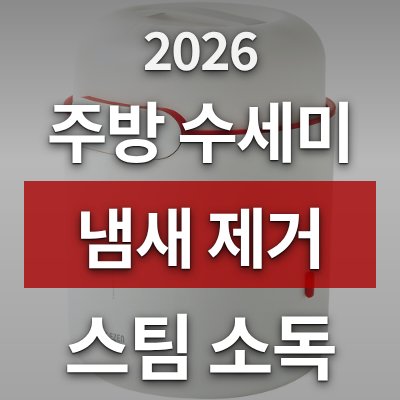 주방 수세미 냄새 제거, 르젠 스팀 소독기 해답 (LDI-S1000)