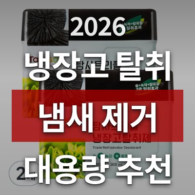 냉장고 냄새 제거 고민? 탐사 탈취제 대용량이 답