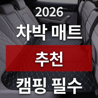 차박 매트 추천, 뒷자리 확장 보드로 고민 끝 (캠핑 필수템) 다시