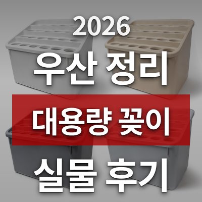 현관 우산 정리 고민 끝, 24구 대용량 우산꽂이 (실물 후기)