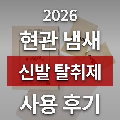 현관 냄새 제거, 신발 탈취제로 고민 끝 (직접 써봤습니다)
